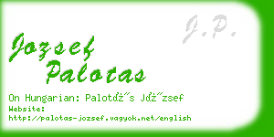 jozsef palotas business card